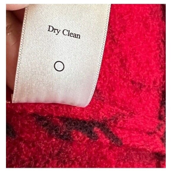 Coldwater Creek Women Red 100% Wool Three Button Front Sweater Vest - Picture 6 of 6